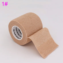 Load image into Gallery viewer, 18 Colors Colorful Athletic Wrap Tape Self Adhesive Elastic Bandage Elastoplast Sports Protector Knee Finger Ankle Palm Shoulder