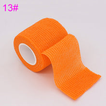 Load image into Gallery viewer, 18 Colors Colorful Athletic Wrap Tape Self Adhesive Elastic Bandage Elastoplast Sports Protector Knee Finger Ankle Palm Shoulder
