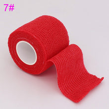 Load image into Gallery viewer, 18 Colors Colorful Athletic Wrap Tape Self Adhesive Elastic Bandage Elastoplast Sports Protector Knee Finger Ankle Palm Shoulder